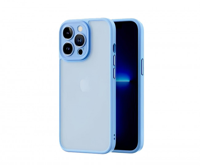 Чехол Rock для iPhone 14 Guard matte Full Camera /blue/